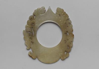 图片[2]-Jade She Thumb Ring-Shaped Pendant with Dragon Pattern, early to mid-Western Han dynasty, 206-74 BCE-China Archive